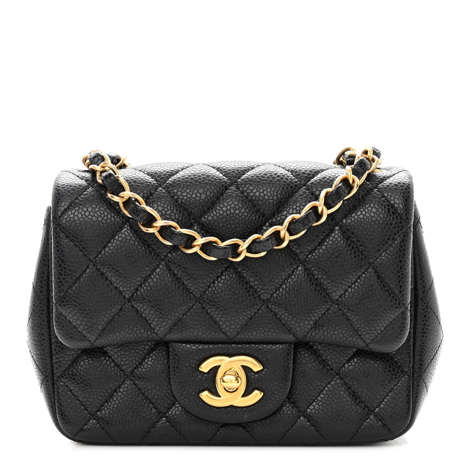 Chanel Caviar Quilted Mini Square Flap Black 1 of 10