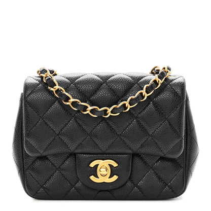 Chanel Caviar Quilted Mini Square Flap Black 1 of 10
