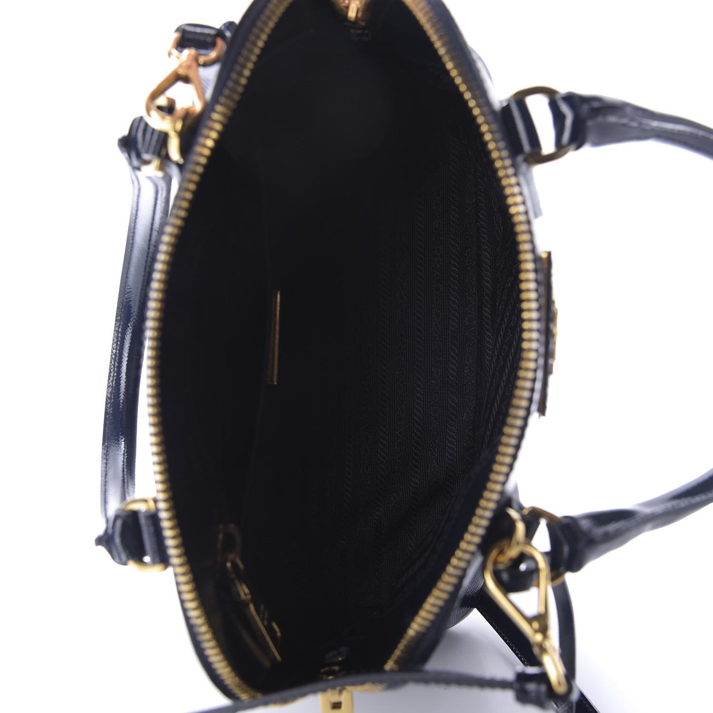 Saffiano Vernice Dome Tote Royal