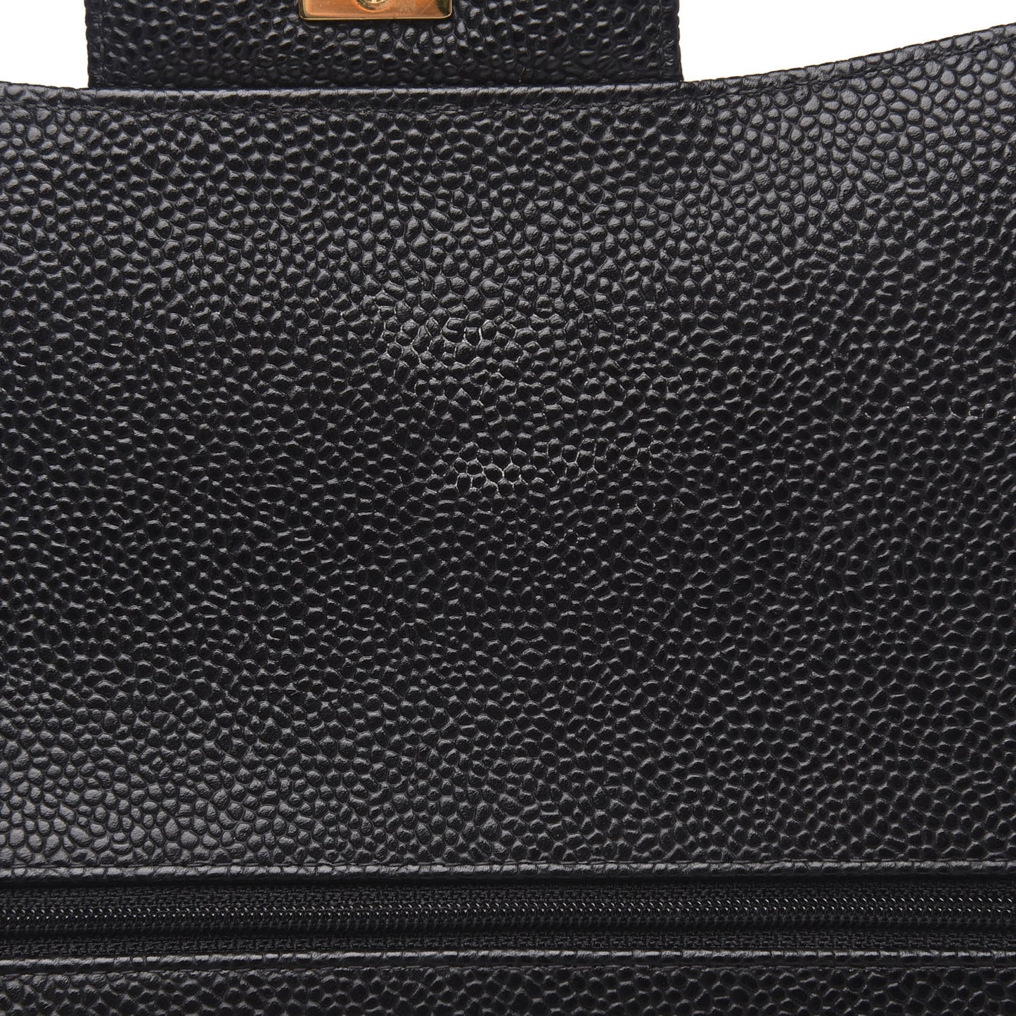 Caviar Quilted Maxi Double Flap Black