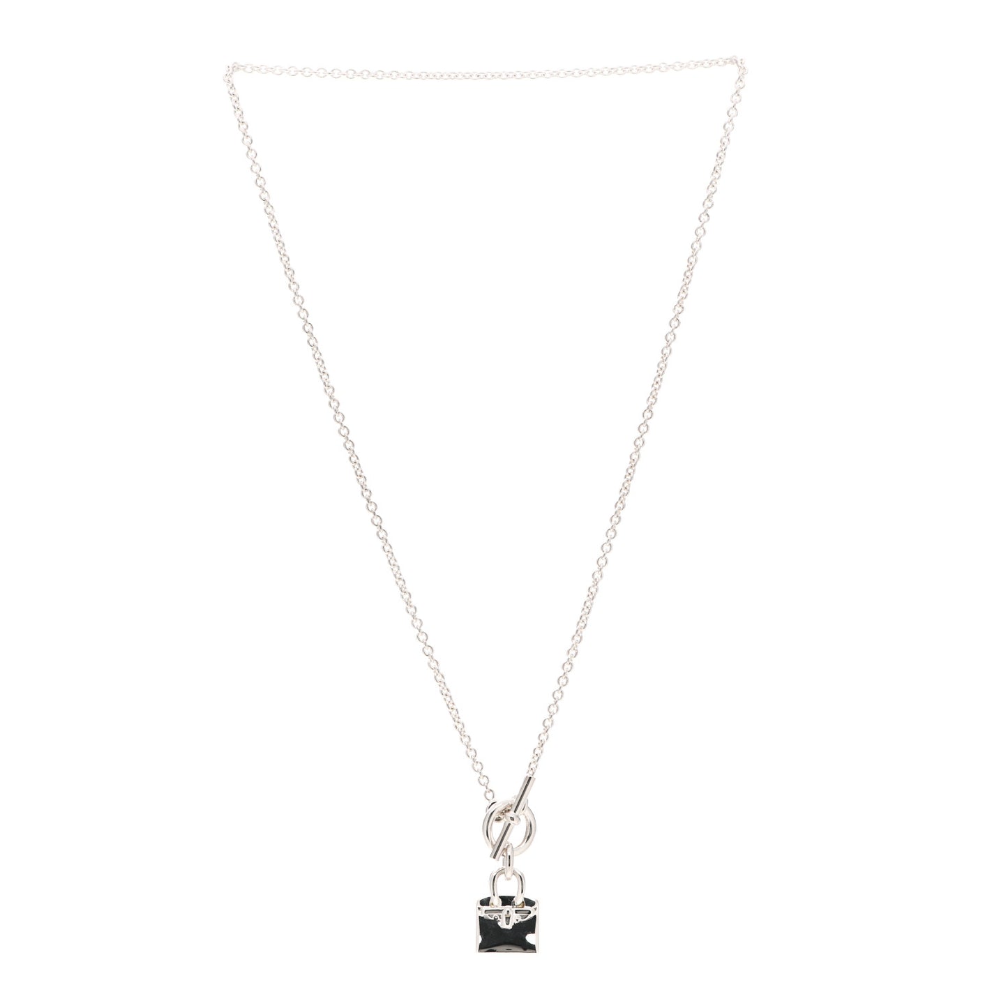 Sterling Silver Birkin Amulette Pendant Necklace