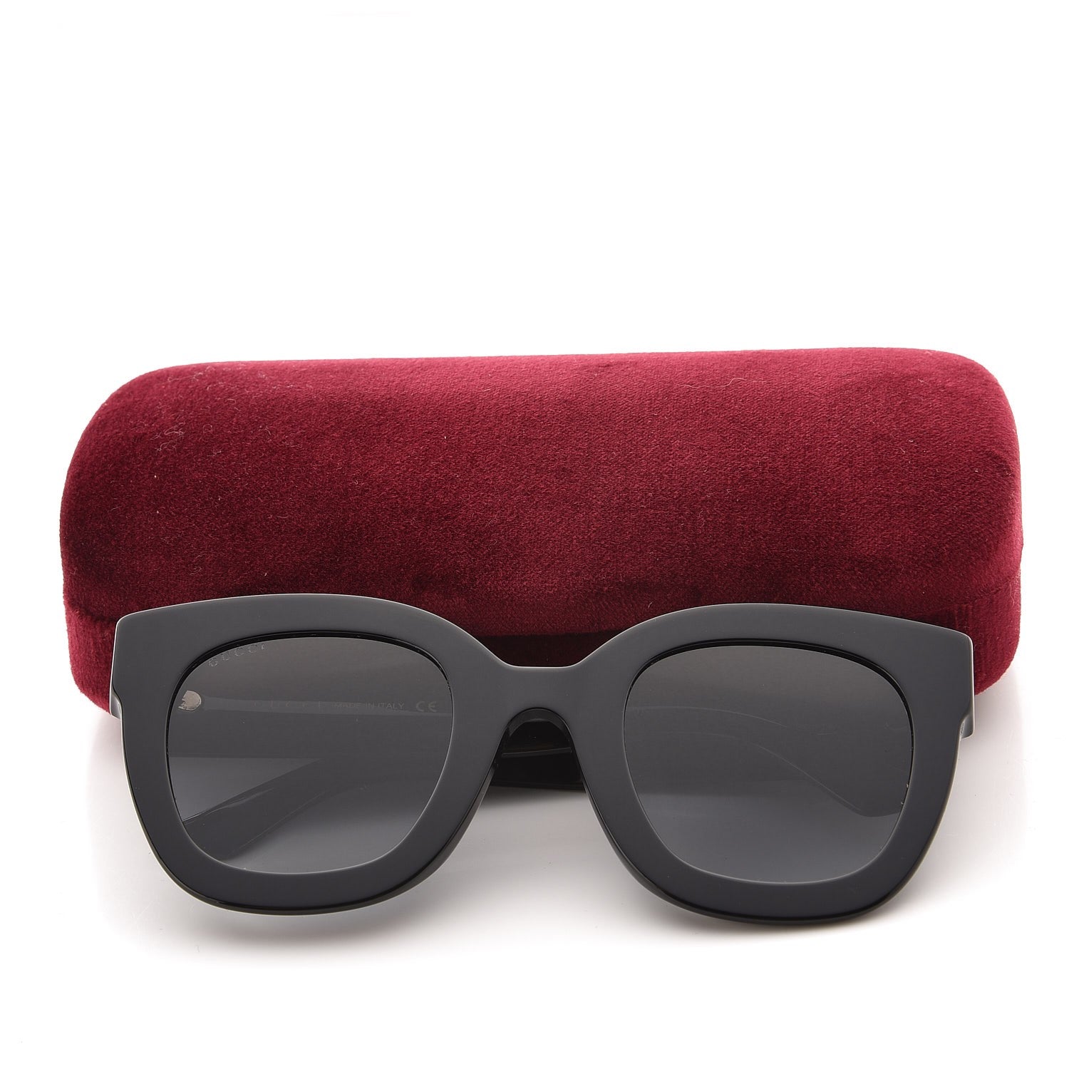 Gucci Round Frame Star Sunglasses GG0208S Black 9 of 9