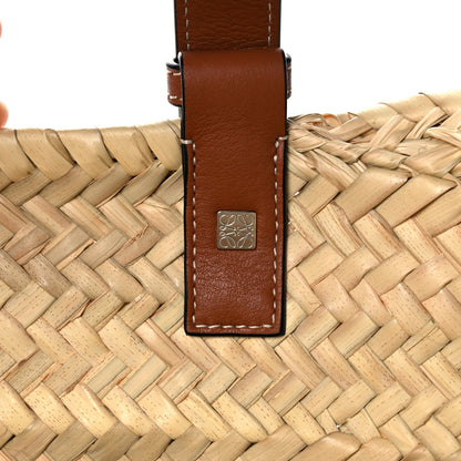 Loewe Raffia Large Basket Tote Bag Natural Tan 7 of 10