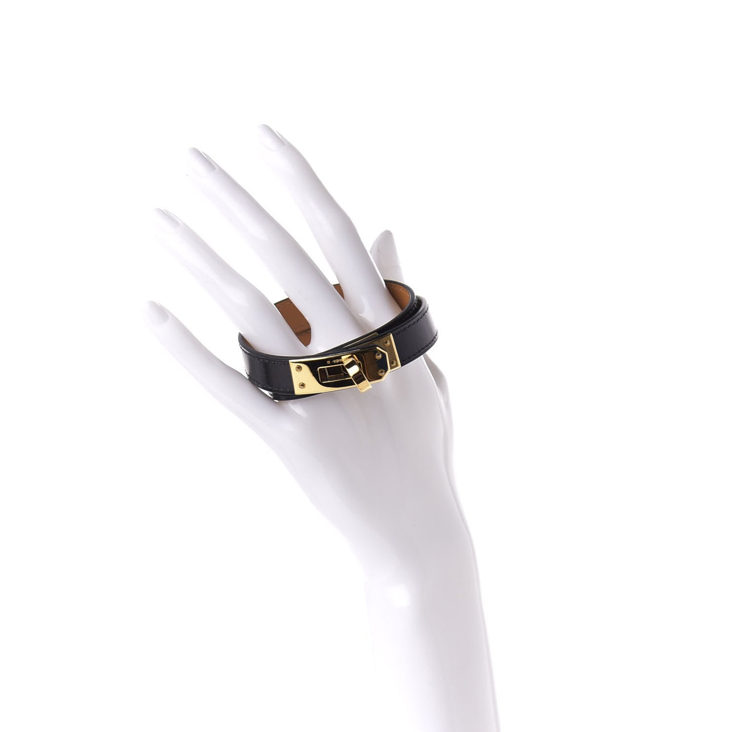 Box Kelly Double Tour Bracelet M Black