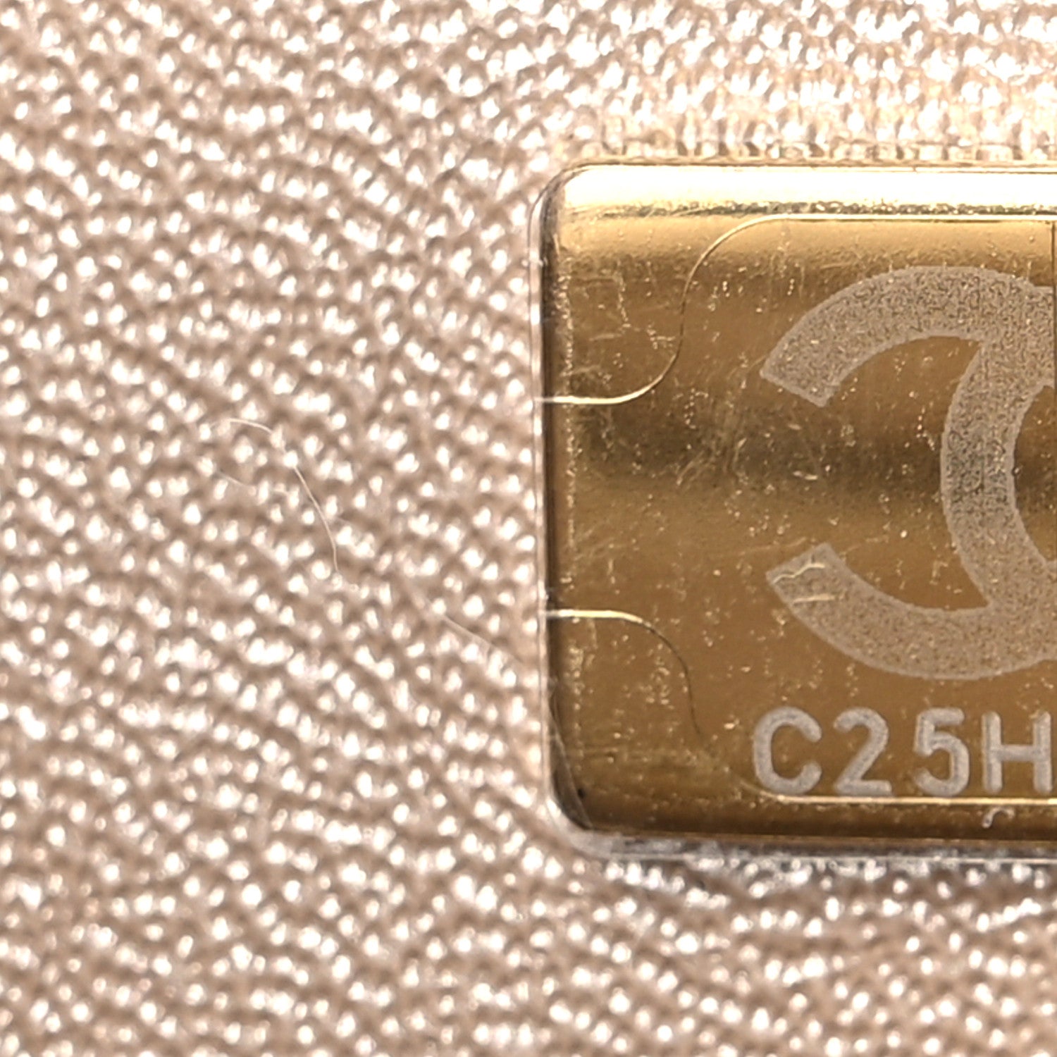 Chanel Metallic Goatskin Quilted Mini Rectangular Flap Gold 7 of 10
