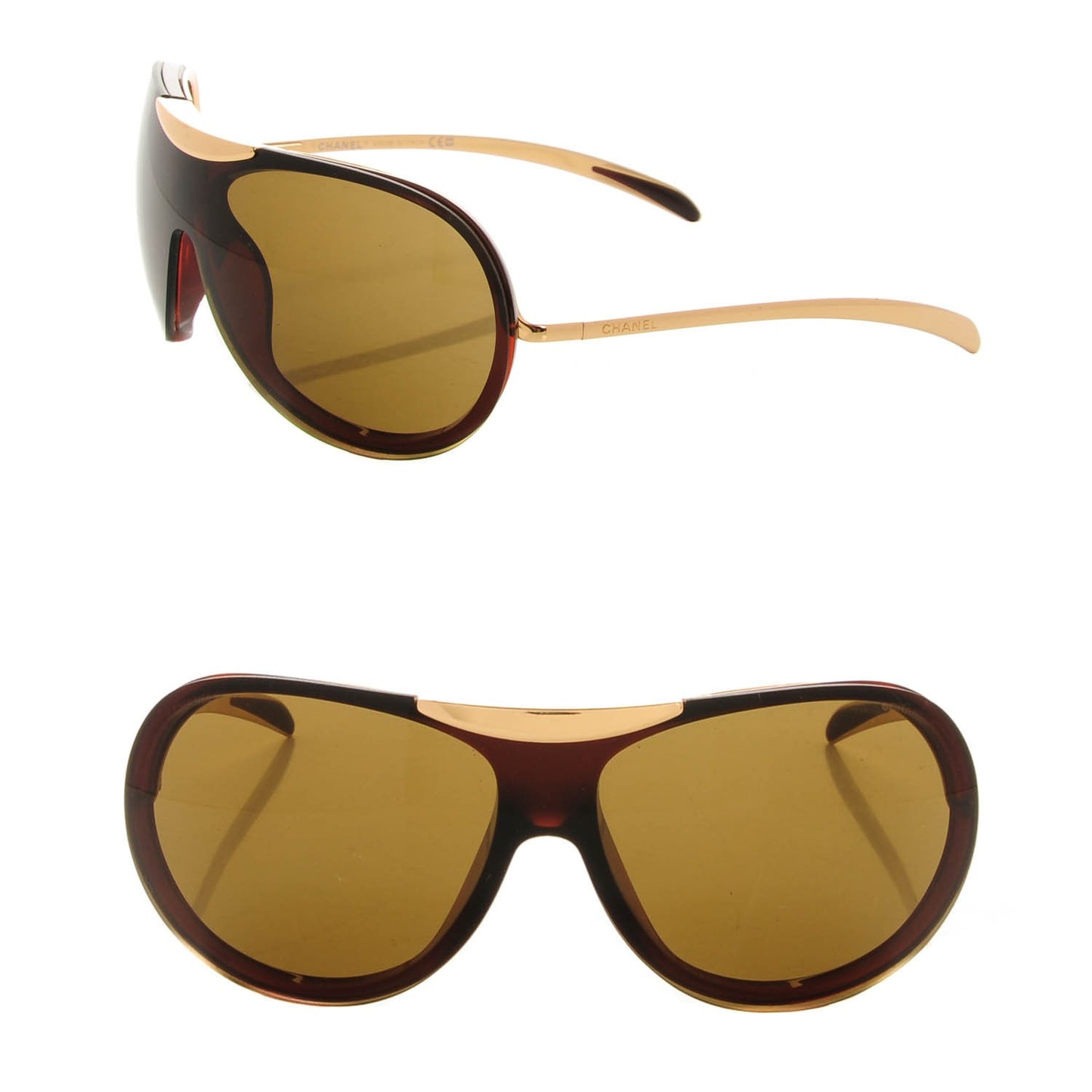 Aviator Sunglasses 6006 Gold Brown