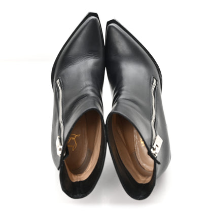 Christian Louboutin Calfskin Santiazip 65 Ankle Bootie 38.5 Black 2 of 9
