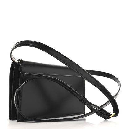 Saint Laurent Smooth Calfskin Monogram Crossbody Bag Black 3 of 10