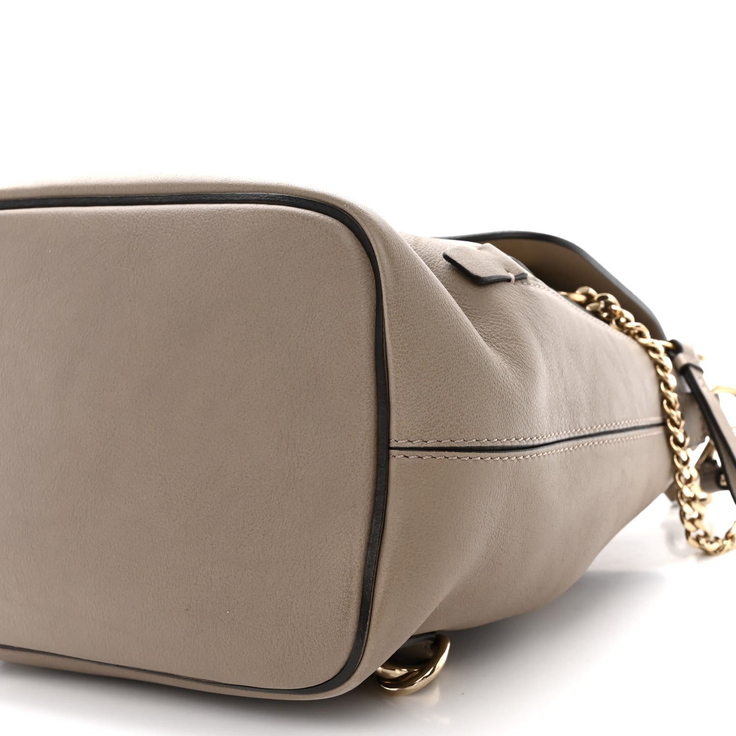 Suede Calfskin Medium Faye Backpack Motty Grey