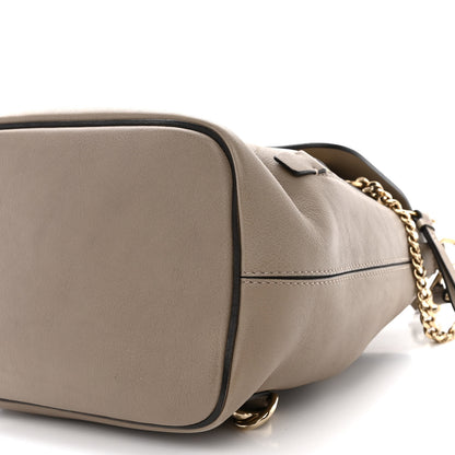 Chloe Suede Calfskin Medium Faye Backpack Motty Grey 10 of 11