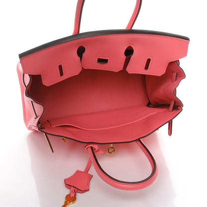 Hermes Swift Birkin 25 Rose Azalee 9 of 25