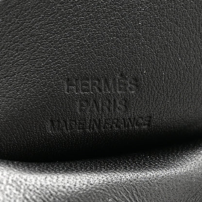 Hermes Milo Lambskin Grigri Rodeo Pegase Horse Bag Charm MM So Black 3 of 4