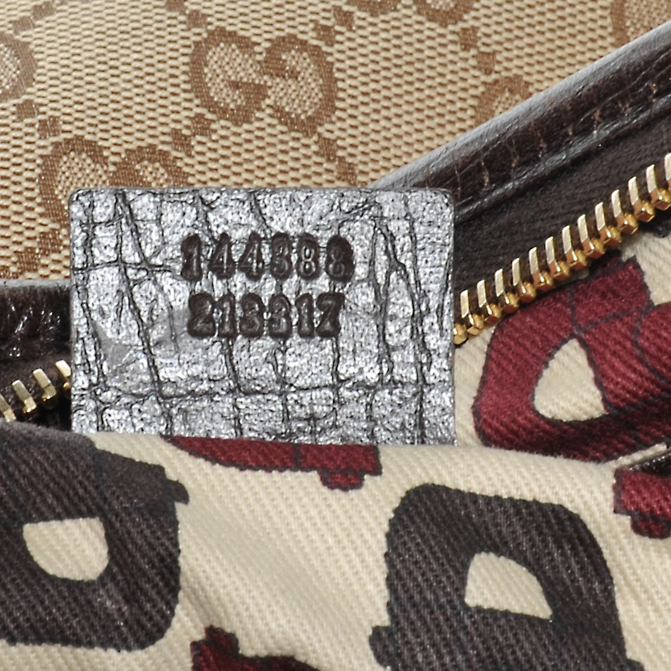 Gucci Monogram Web Jolicoeur Charms Messenger Ebony 7 of 7