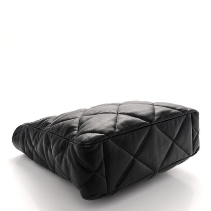 Chanel Lambskin Quilted Chanel 19 Shopping Bag Black 4 of 11