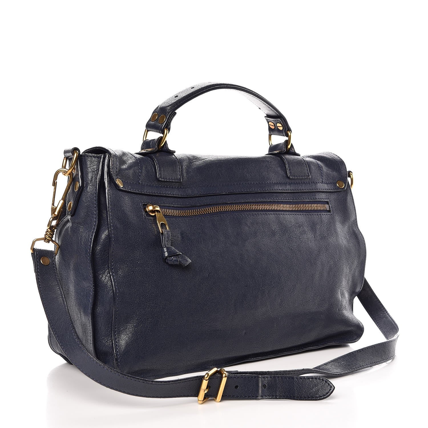 Proenza Schouler Lambskin Medium PS1 Satchel Midnight 4 of 19