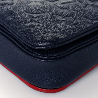 Louis Vuitton Empreinte Pochette Metis Marine Rouge 9 of 14