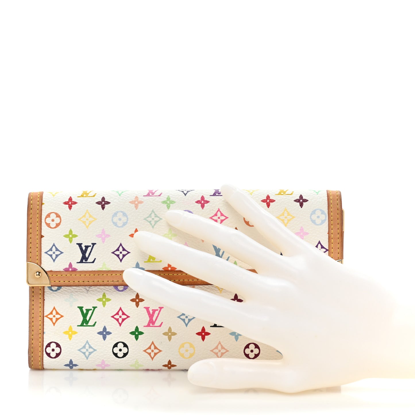 Monogram Multicolor Porte Tresor International Wallet White
