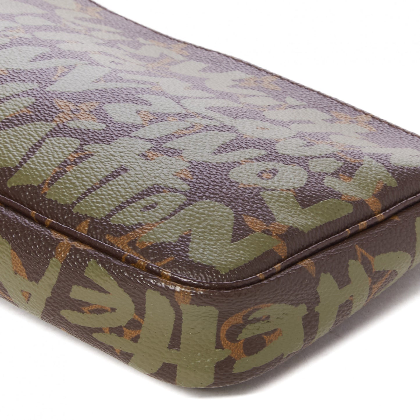 Monogram Graffiti Pochette Accessories Kaki