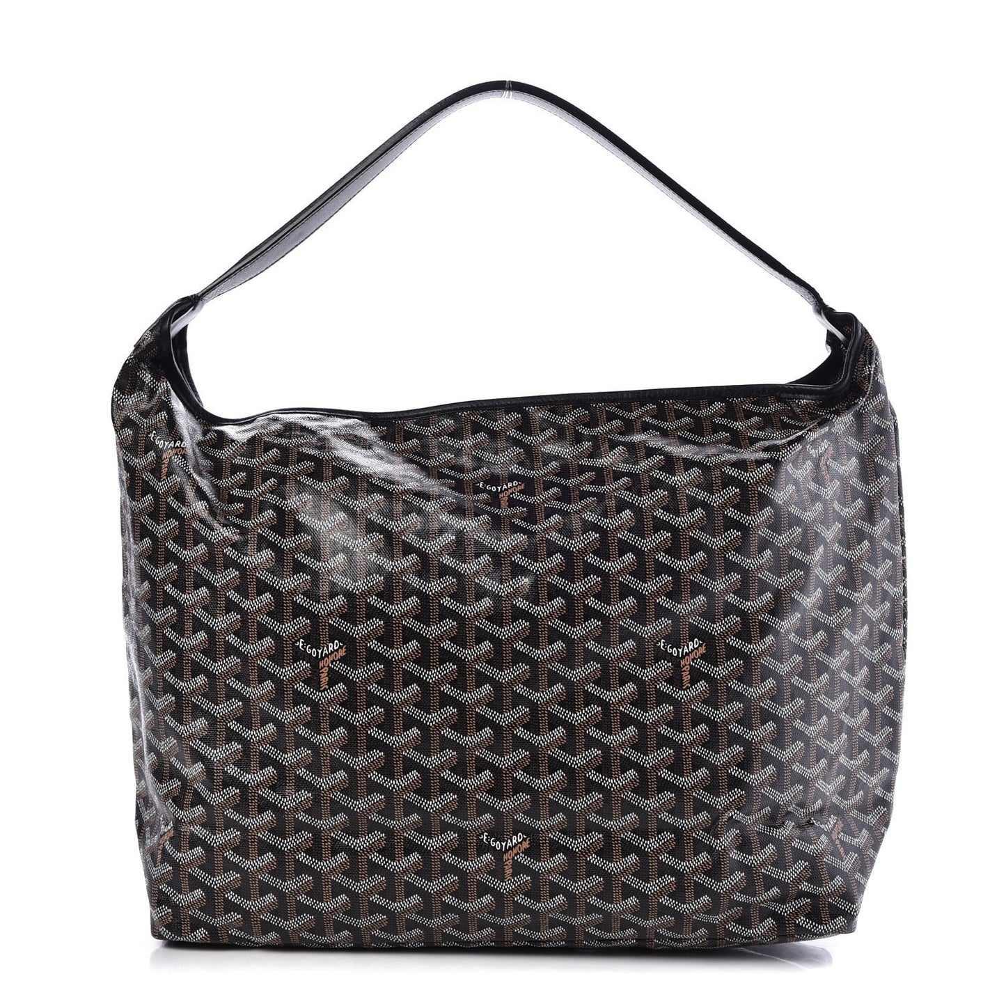 Goyardine Fidji Zip Hobo Black