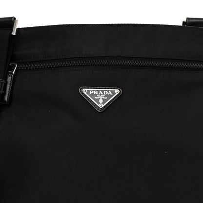 Prada Nylon Vela Flat Messenger Bag Black 8 of 10