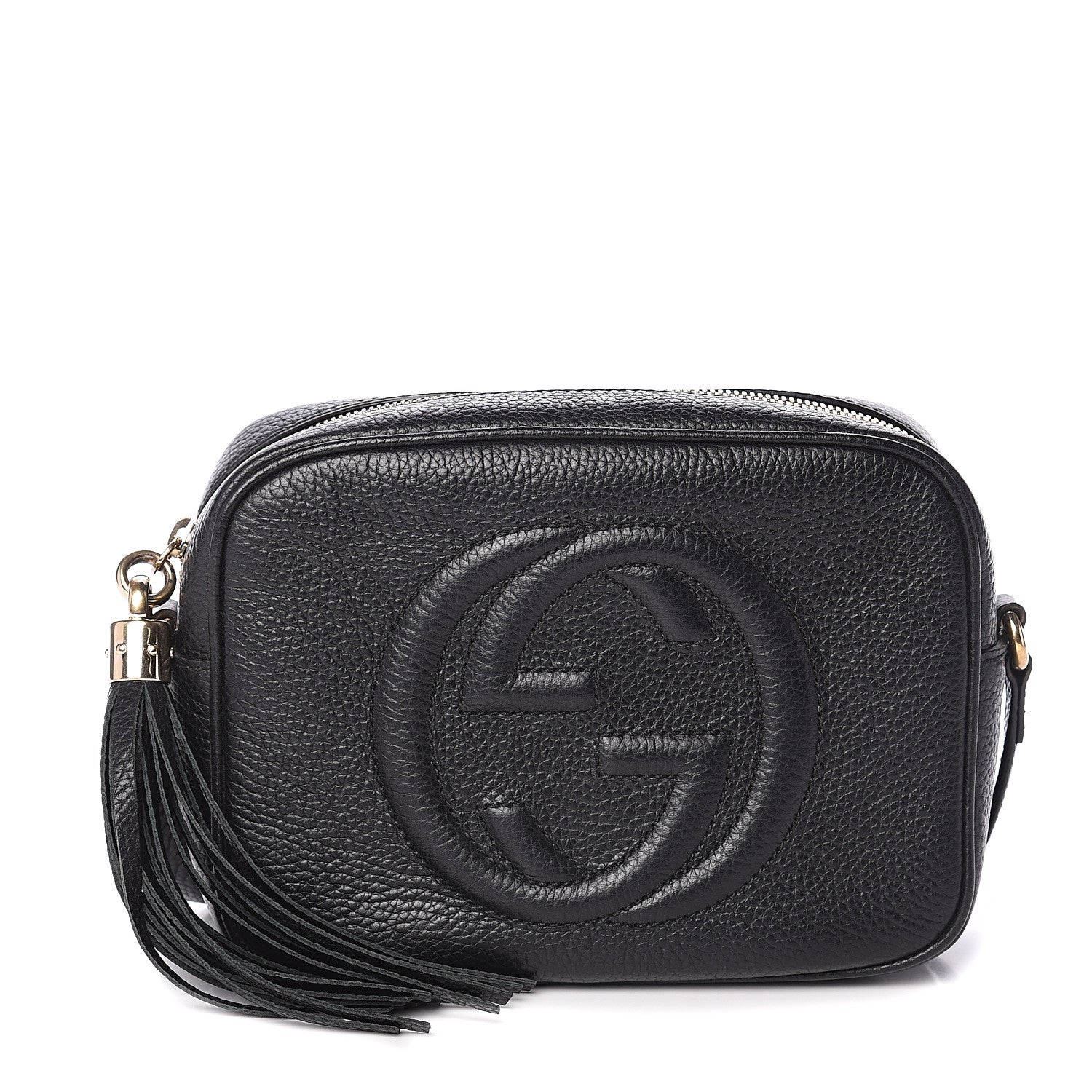 Gucci Pebbled Calfskin Small Soho Disco Bag Black 1 of 8