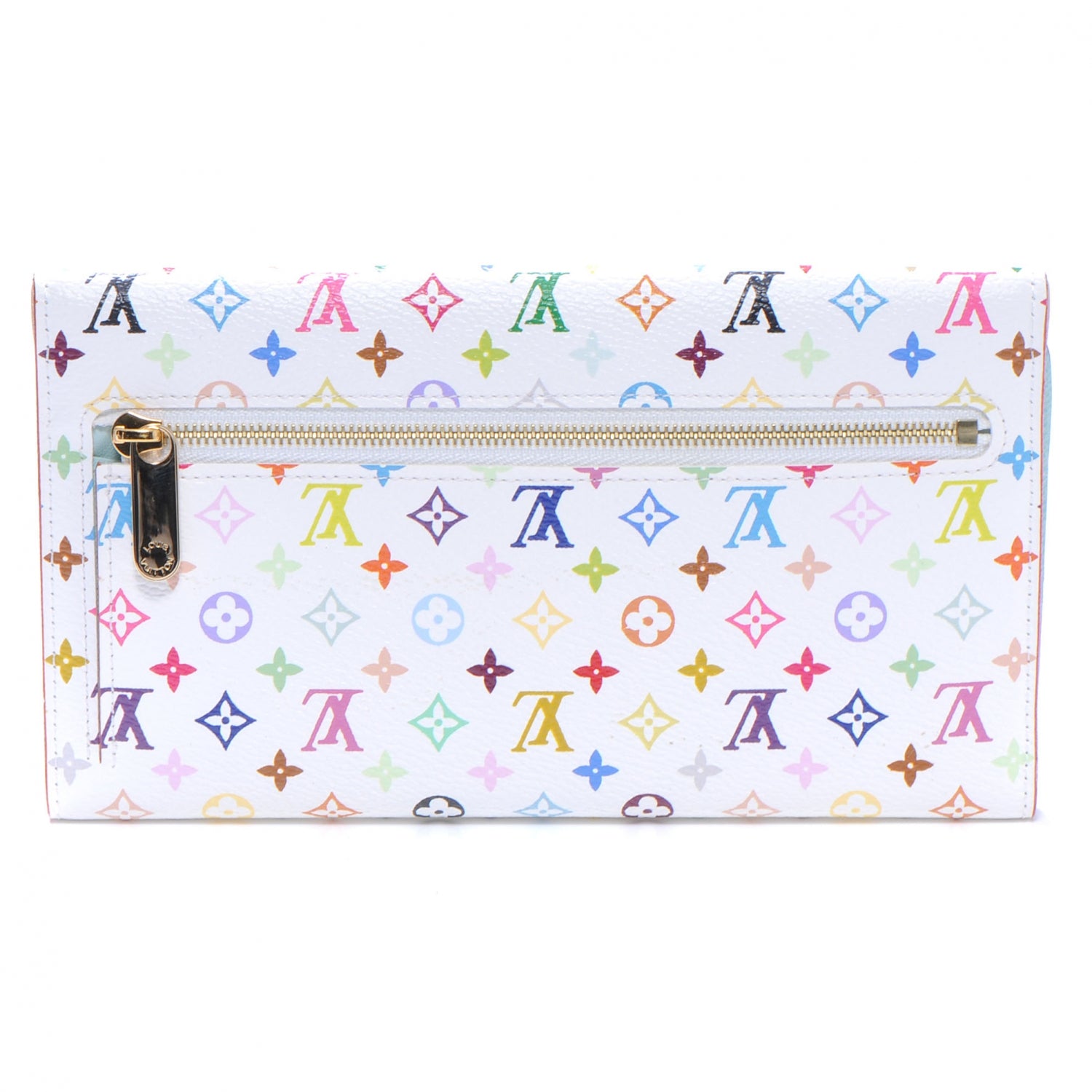Louis Vuitton Monogram Multicolor Eugenie Wallet White 3 of 8