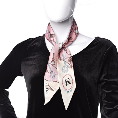 Christian Dior Silk ABCDior K Mitzah Scarf 2 of 4