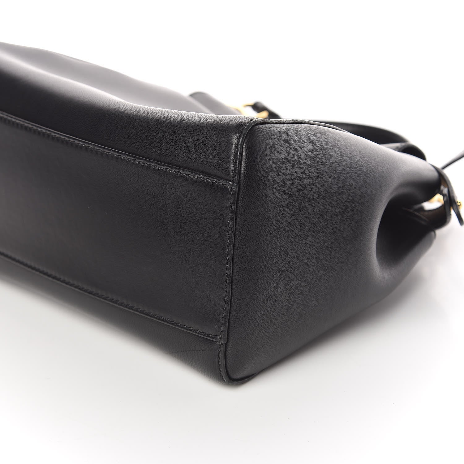 Fendi Nappa Mini Peekaboo Iconic Satchel Black 6 of 12