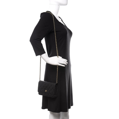 Chanel Caviar Quilted Wallet On Chain WOC Black 2 of 13