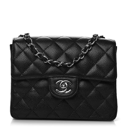 Chanel Caviar Quilted Mini Square Flap Black 1 of 9