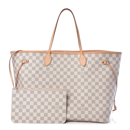 Louis Vuitton Damier Azur Neo Neverfull GM Rose Ballerine 1 of 11