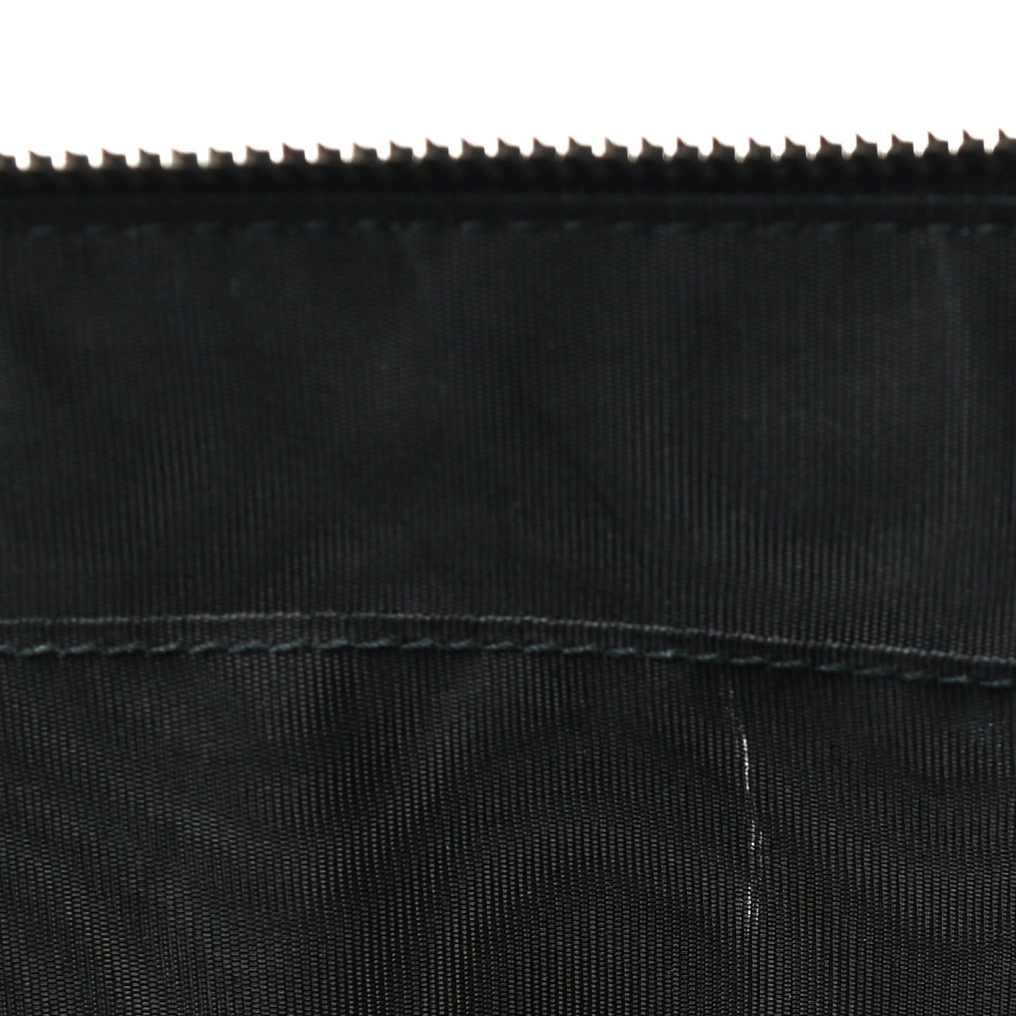 X SEGA Calfskin GUCCY Stars Zip Wristlet Pouch Black Gold