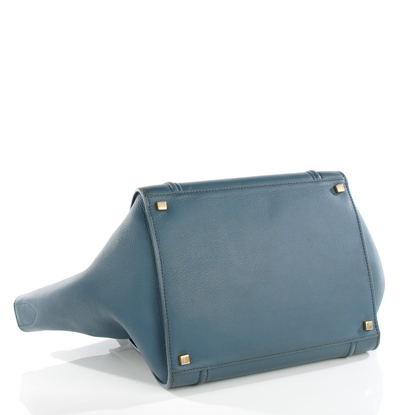 Supple Calfskin Medium Phantom Luggage Slate Blue