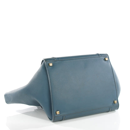 Celine Supple Calfskin Medium Phantom Luggage Slate Blue 4 of 10