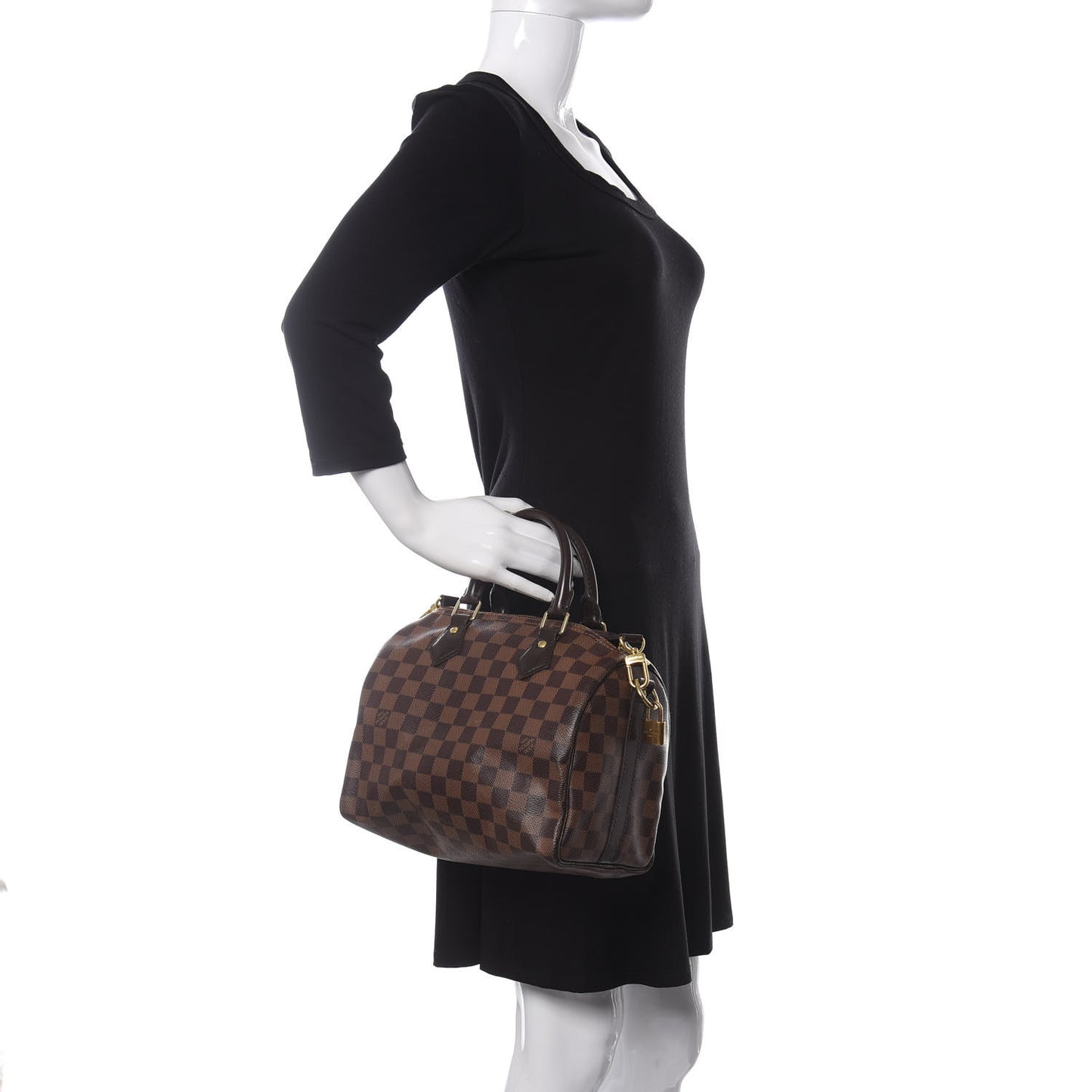 Damier Ebene Speedy Bandouliere 25