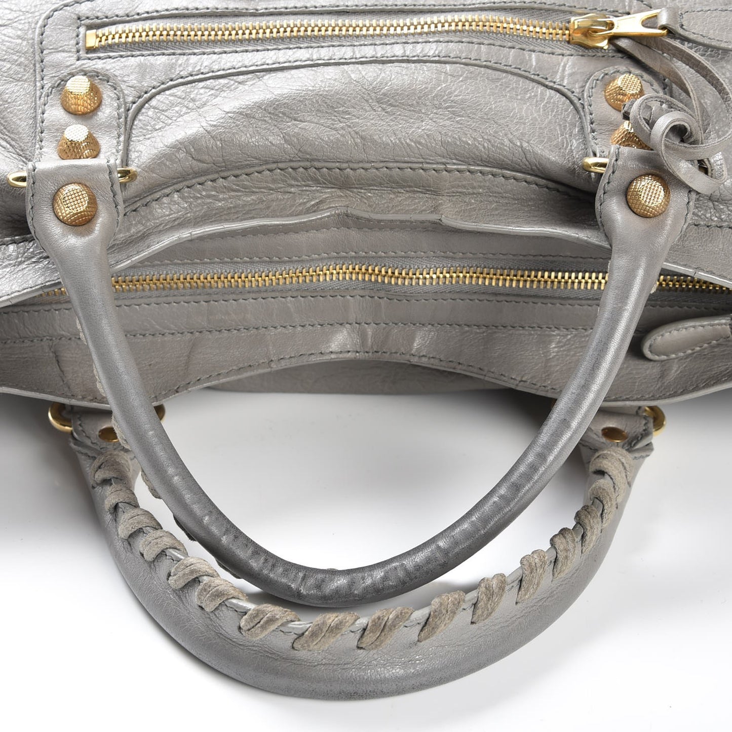 Agneau Giant 12 Gold Hardware City Gris Pyrite