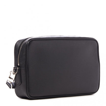 Louis Vuitton Taiga Pochette Kasai Black 2 of 7