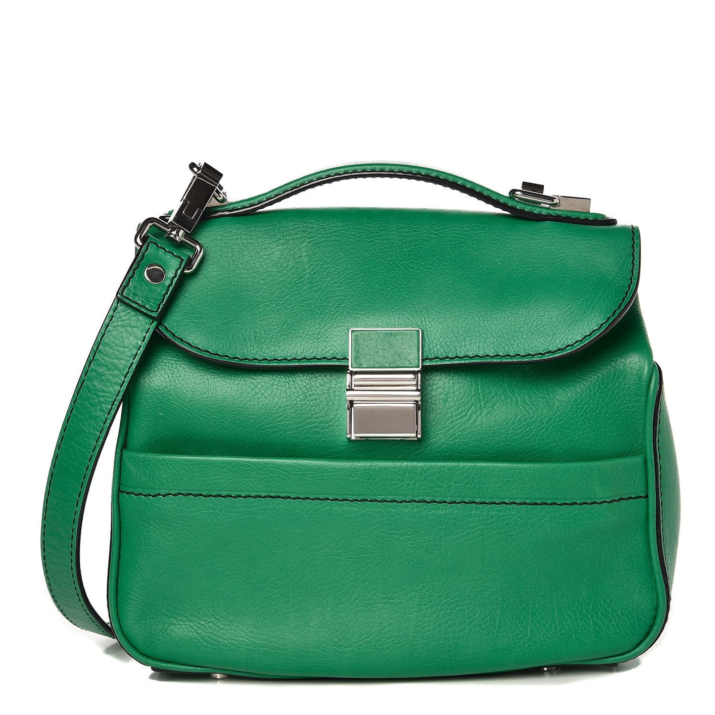 Vachetta Lux Mini Kent Crossbody Green