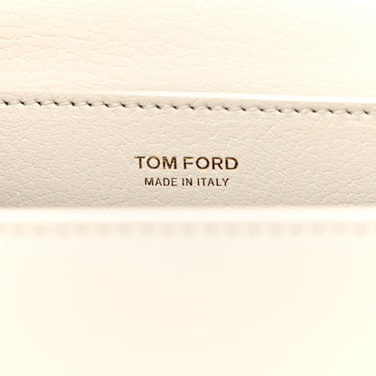 Tom Ford Shiny Goatskin Mini T Clasp Shoulder Bag White 6 of 11