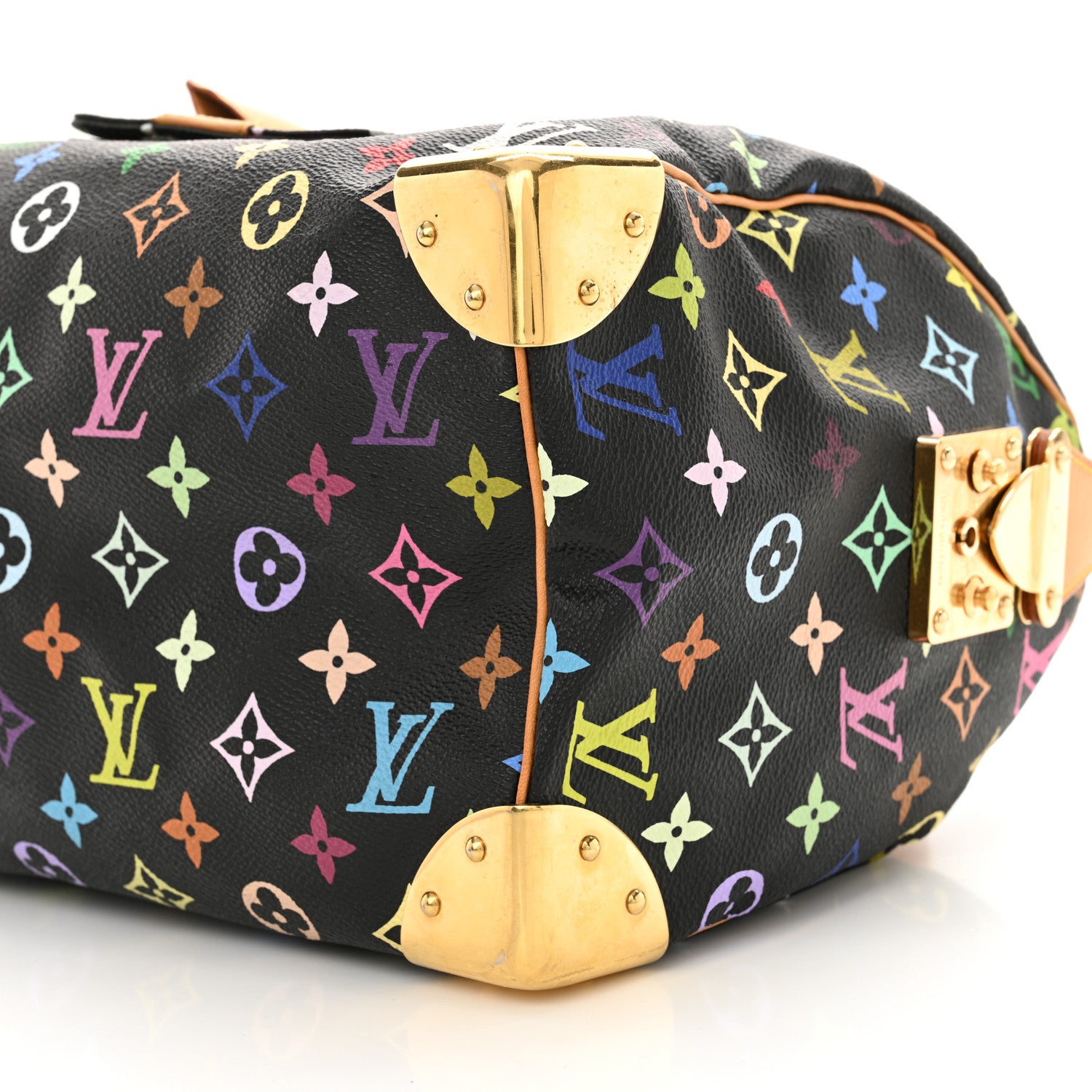 Louis Vuitton Monogram Multicolor Speedy 30 Black 9 of 10