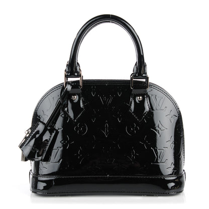 Louis Vuitton Vernis Alma BB Noir Magnetique 1 of 7