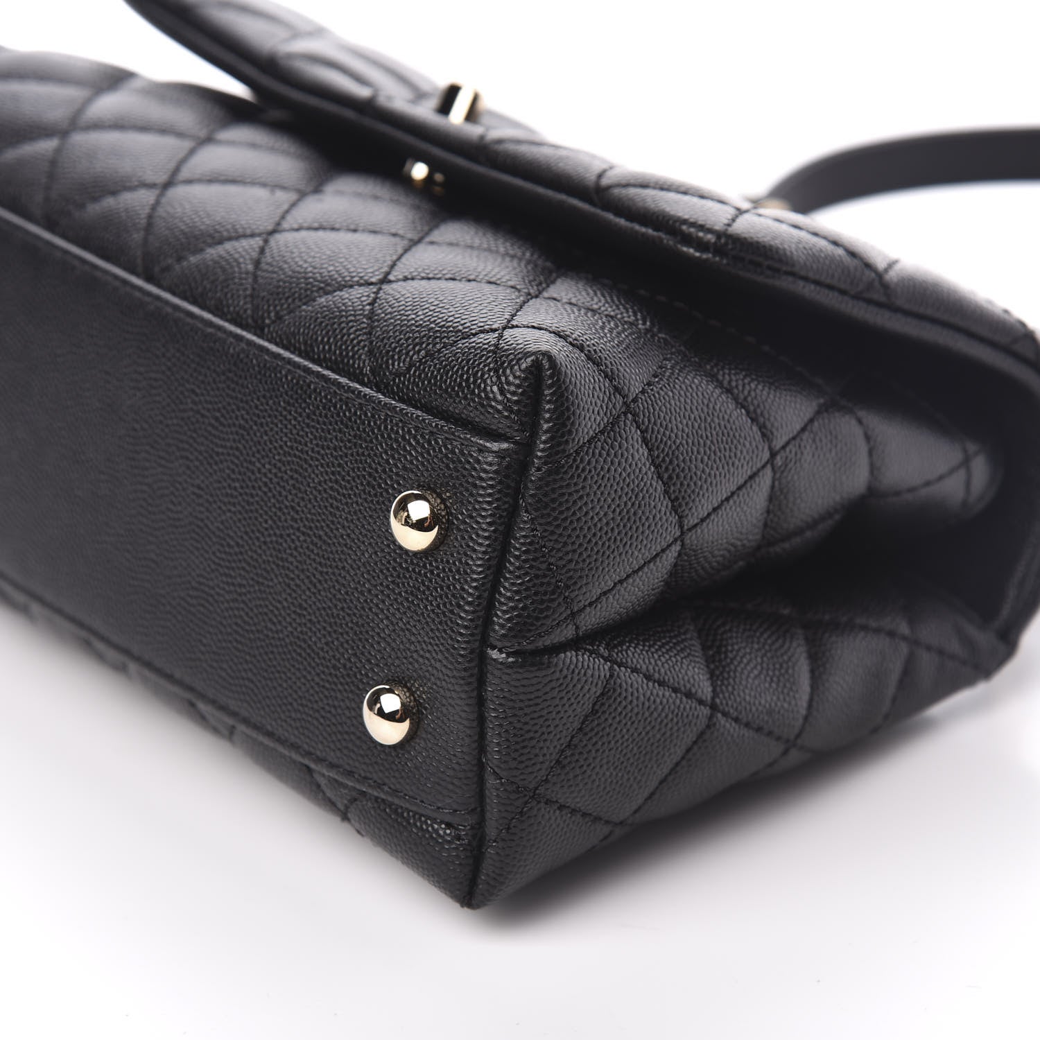 Chanel Caviar Quilted Mini Coco Handle Flap Black 9 of 11