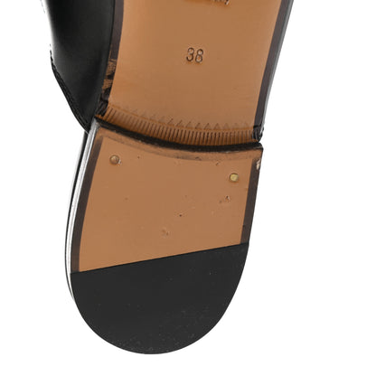 Gucci Calfskin Womens Princetown Slippers 38 Black 8 of 18