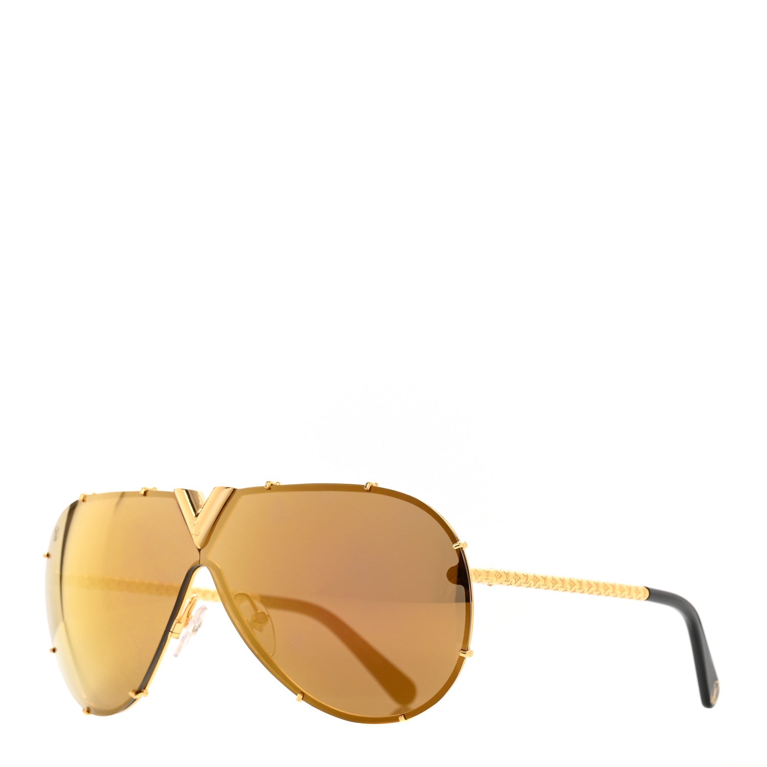Louis Vuitton LV Drive Sunglasses Z0896W Gold 1 of 7