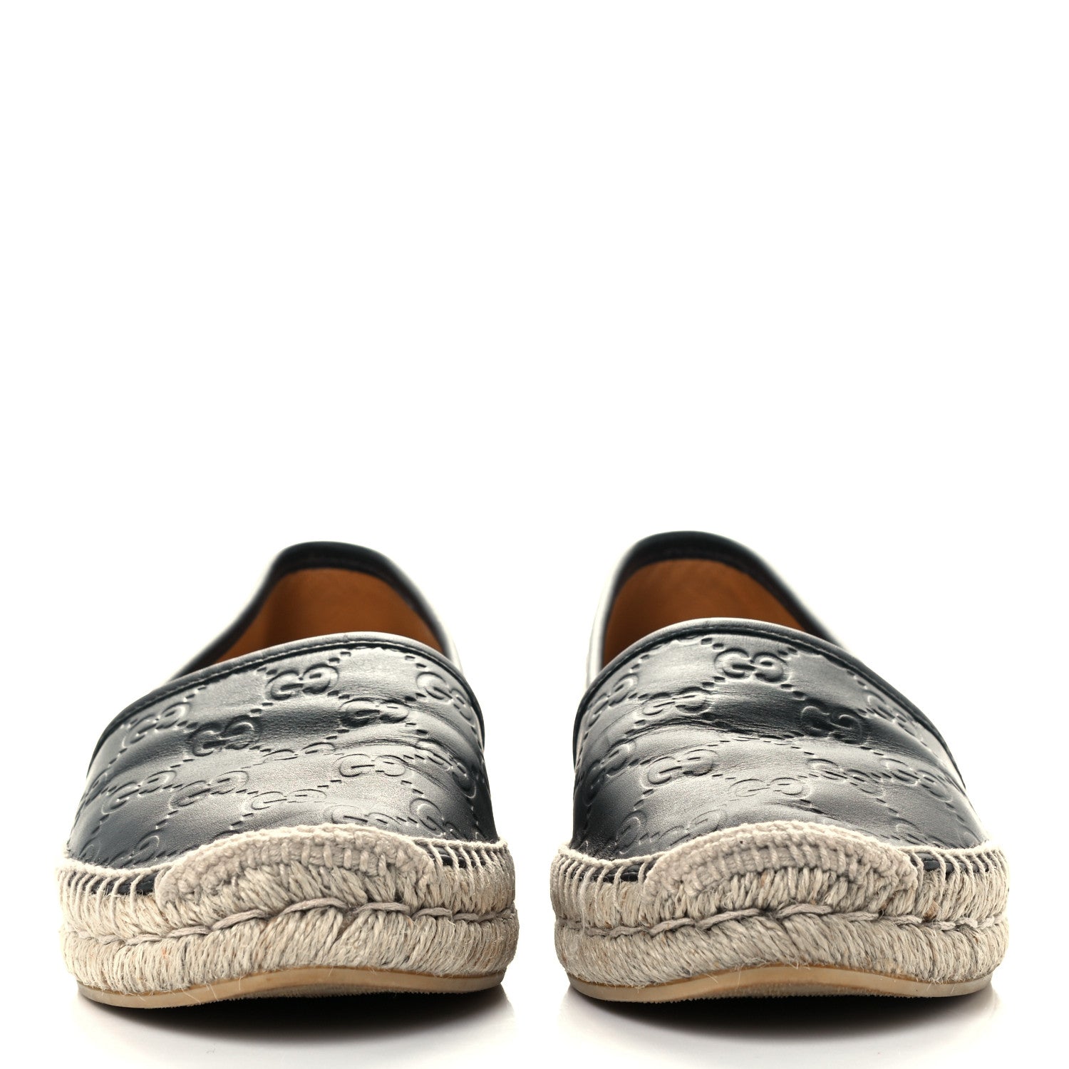 Gucci Guccissima Signature Espadrilles 38 Black 2 of 11