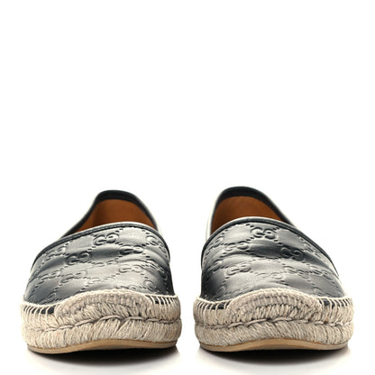 Gucci Guccissima Signature Espadrilles 38 Black 2 of 11