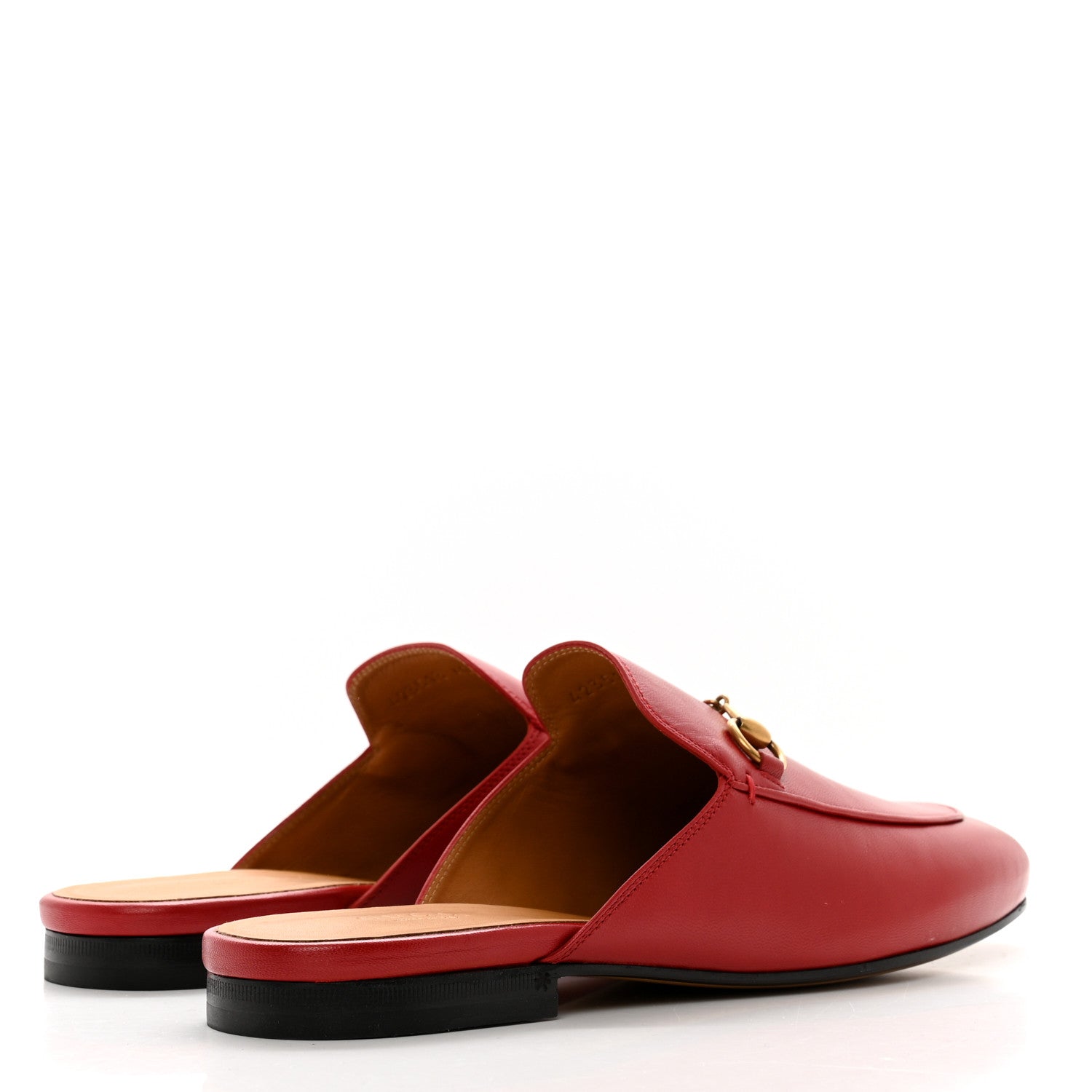 Gucci Malaga Kid Womens Princetown Slippers 40 Hibiscus Red 4 of 9