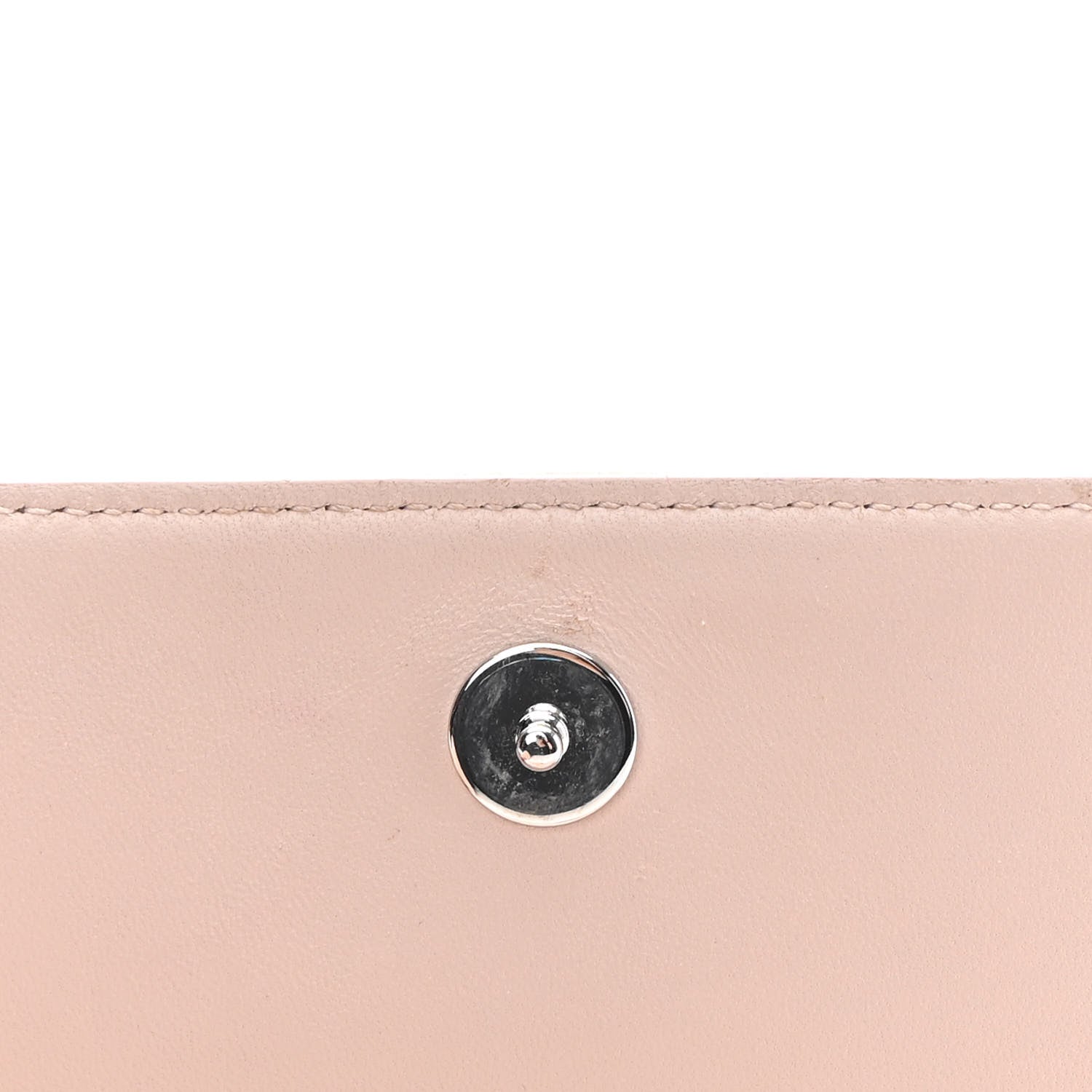 Christian Dior Grained Calfskin Diorama Wallet on Chain Pouch Nude 14 of 18
