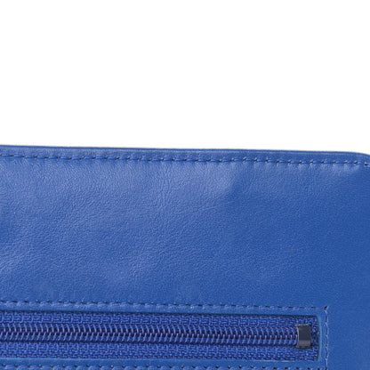 Chanel Patent Quilted Wallet On Chain WOC Dark Blue 13 of 17
