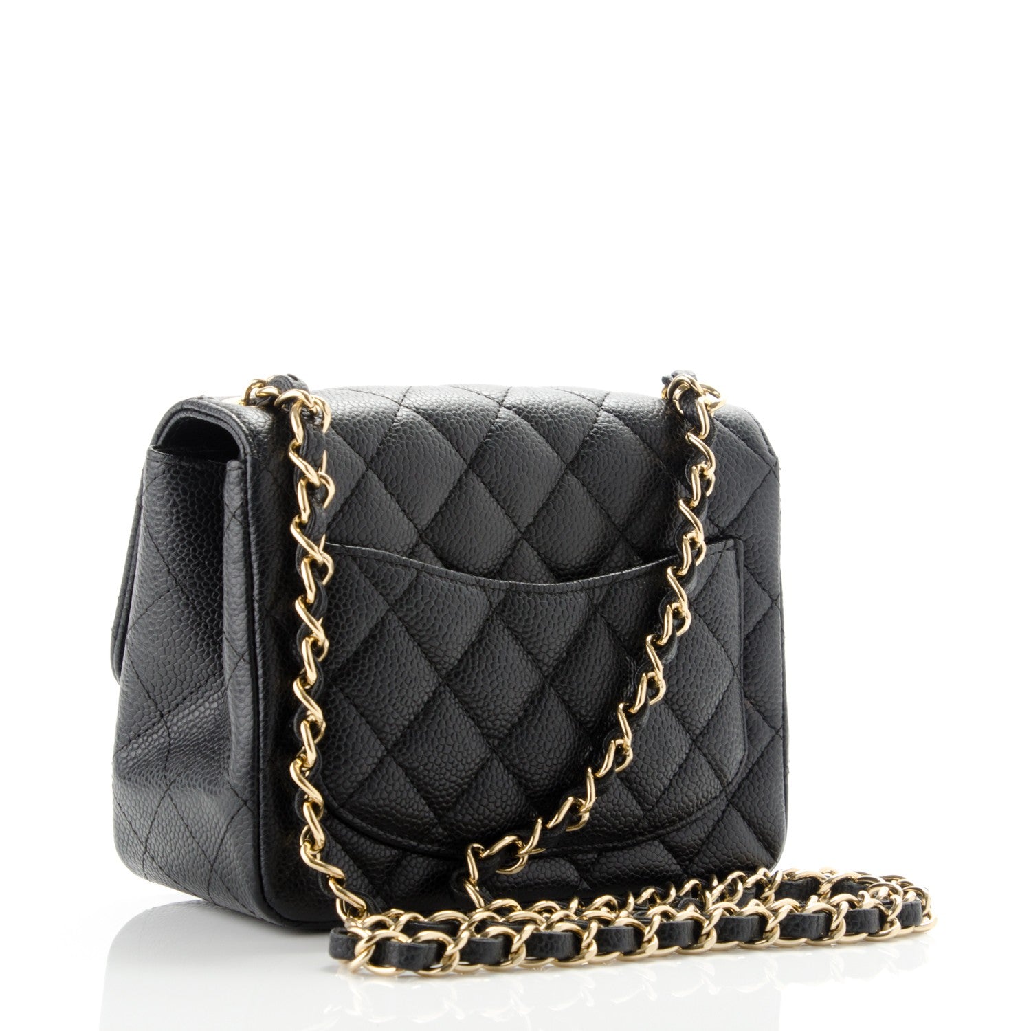 Chanel Caviar Quilted Mini Square Flap Black 3 of 8